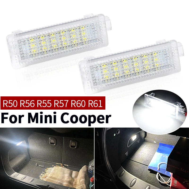 For BMW Mini Cooper One S F56 F55 F54 R56 R55 R60 R61 Led Trunk Luggage Compartment Light Auto Interior Footwell Courtesy Lamp