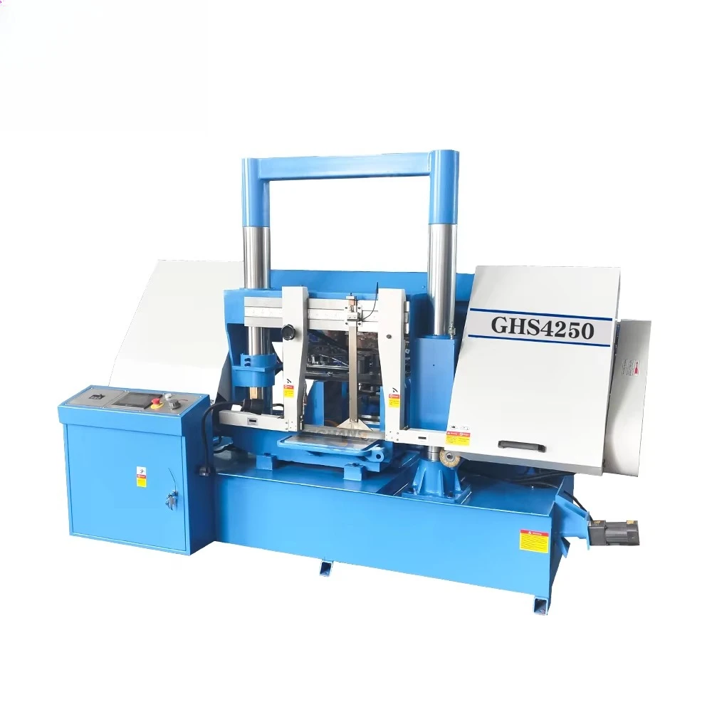 GHS4250 CNC Horizontal Band Sawing Machine High Precision Automatic Metal Cutting Hacksaw with Motor New Condition