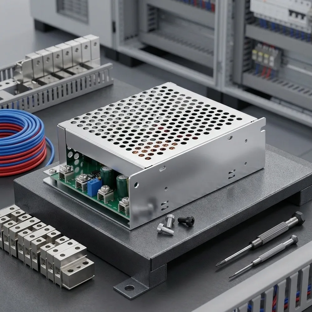 1000W DC-DC Power Converter Module 50A, 25-90V Input 2.5-60V Output, Synchronous Rectification With Cooling Fan