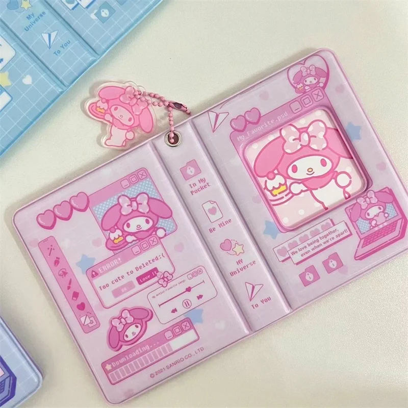 Sanrio Kuromi DIY Book, Hello Kitty Storage Photo, My Melody, Cinnamoroll, Pochacco Truck Card Book, Photocard Holder