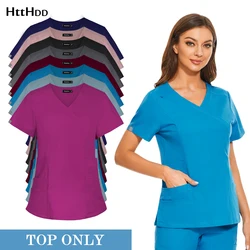 Medical Uniforms Soft Nursing Scrubs Top Hospital Uniforms Women Veterinary Dental Clinic Uniforms Hot Sales Scrub Surgical Gown
