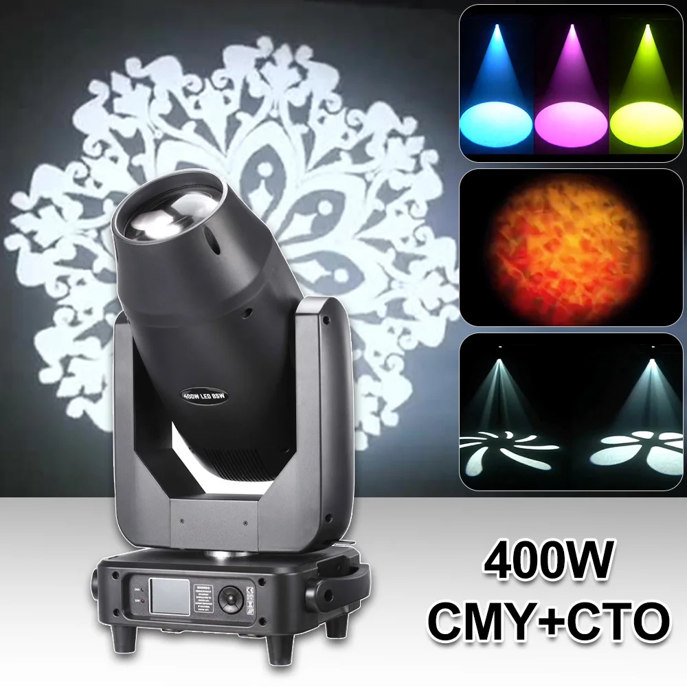 LED 400W CMY CTO Spot Beam Zoom Moving Head Fog Filter Strobe RDM Concert Professional 22 / 26 Channels Dj Party DMX Stage Light