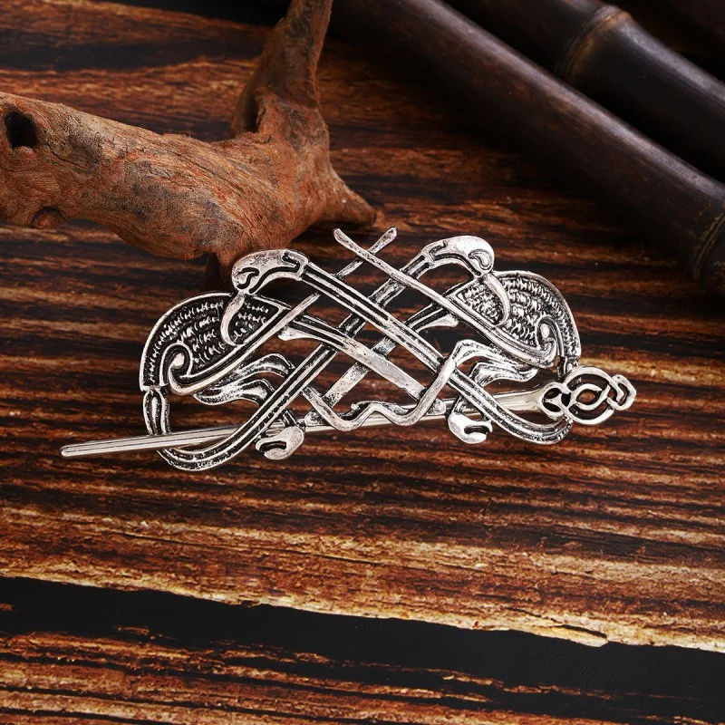 Retro minimalista di fascia alta vichingo loto Kate nodo forcina accessorio per capelli cosplay creativo per feste alla moda e personalizzato