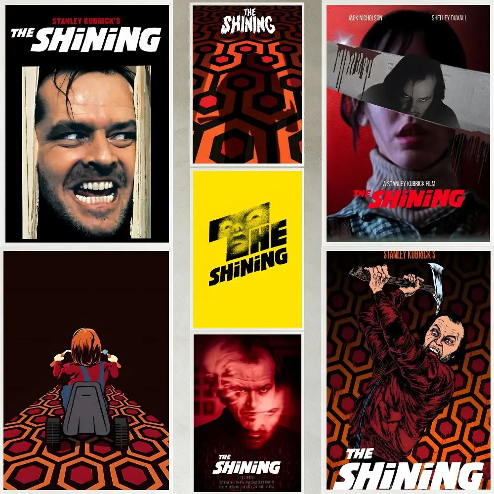 movie The Shining Poster Poster HD Waterproof Self-adhesive Art Print Wall Decor for Bedroom Living Room Gift