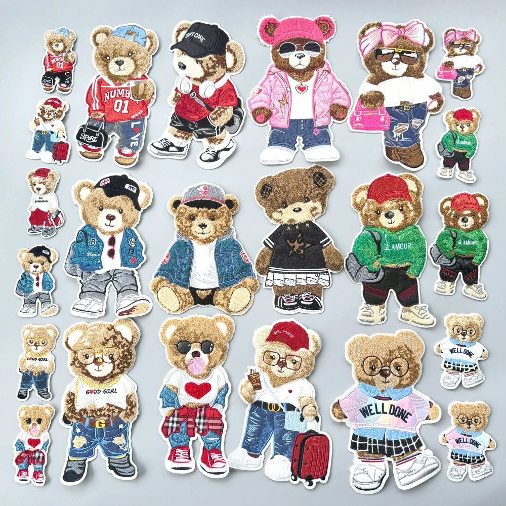 

Accessories large embroidery big bear patches for clothing OR-2657