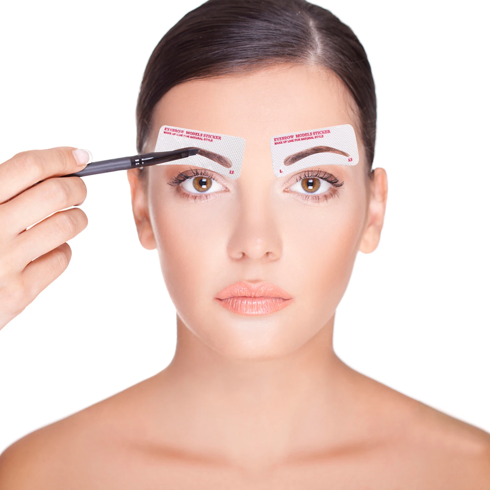 Wenkbrauw stencil make-up sjabloon stencils meisje make-up tools wenkbrauw verzorging tool schoonheidssalon benodigdheden
