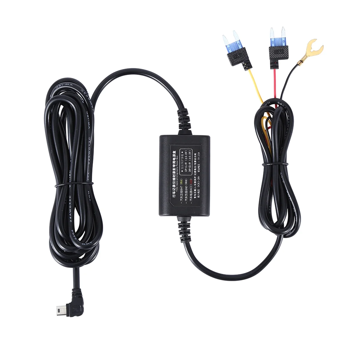 Kabel pengawasan parkir untuk 70mai 4K A800S A500S D06 D07 D08 M300 kawat keras Kit UP02 untuk mobil DVR 24 jam Monitor parkir