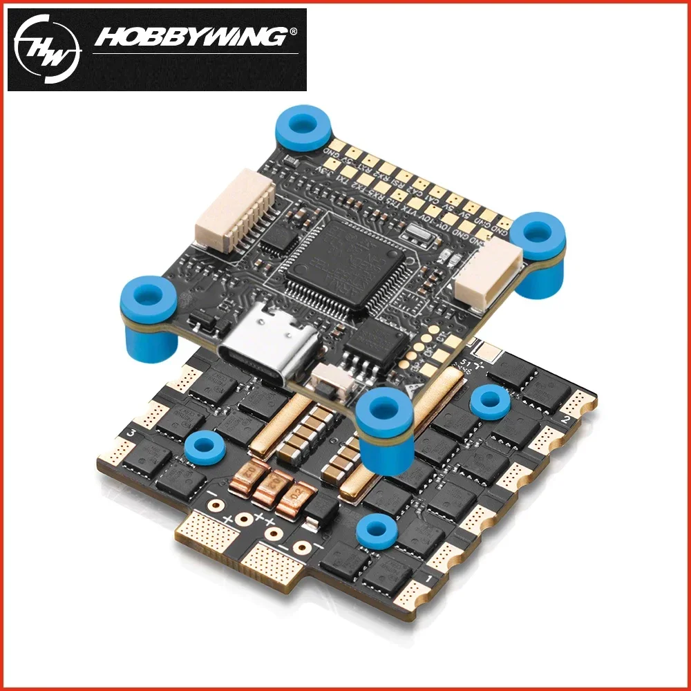 TopEssHobbywing RTF F7 8S Lite FC, 80A/100A 4in1 4-8S Lite AT 32-bit PWM,DSshot300/600 ESC