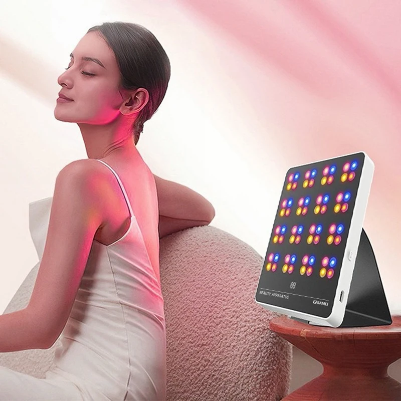 Panel de terapia de luz LED inalámbrico Terapia LED de fotones profesional para rostro y cuerpo Resultados brillantes de 7 días Spa en casa