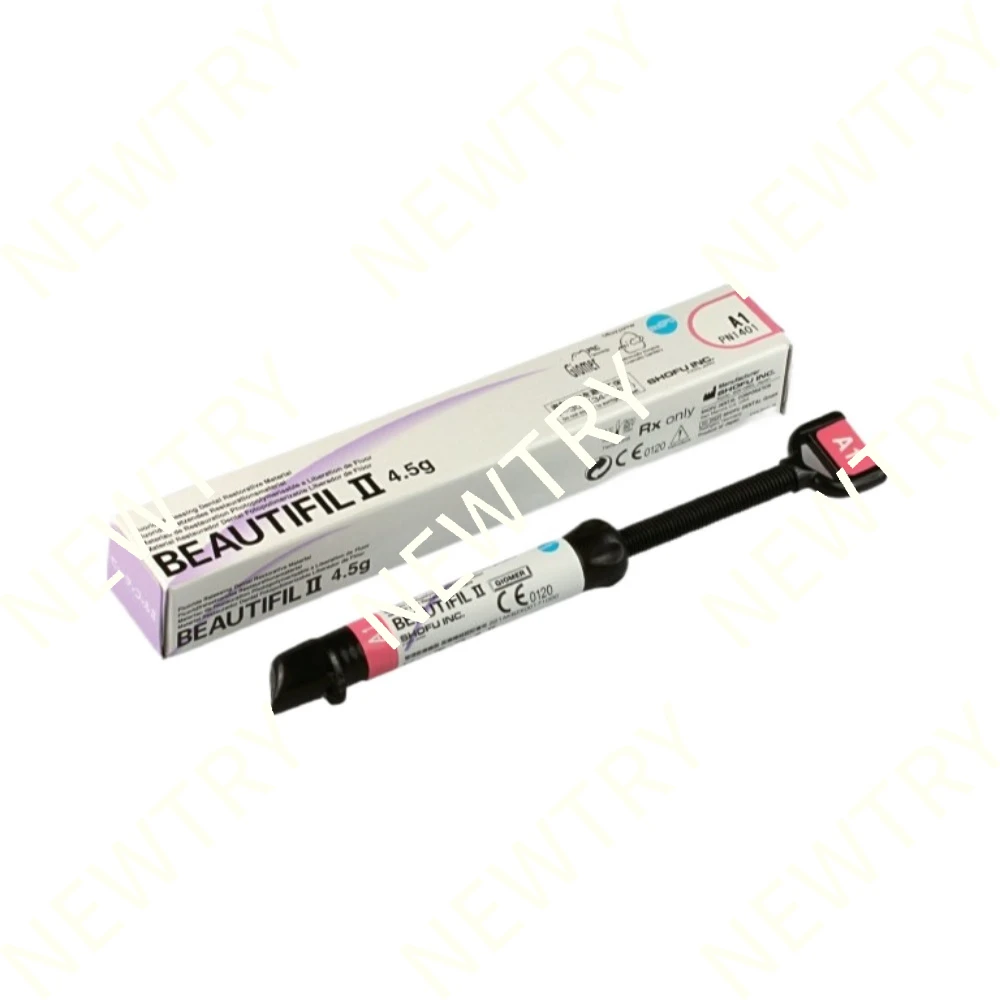 SHOFU Beautifil II طب الأسنان نانو مركب الراتنج SHOFU علاج الضوء مركب مادة الراتنج 4.5 جرام راتينج تصفيف الأسنان