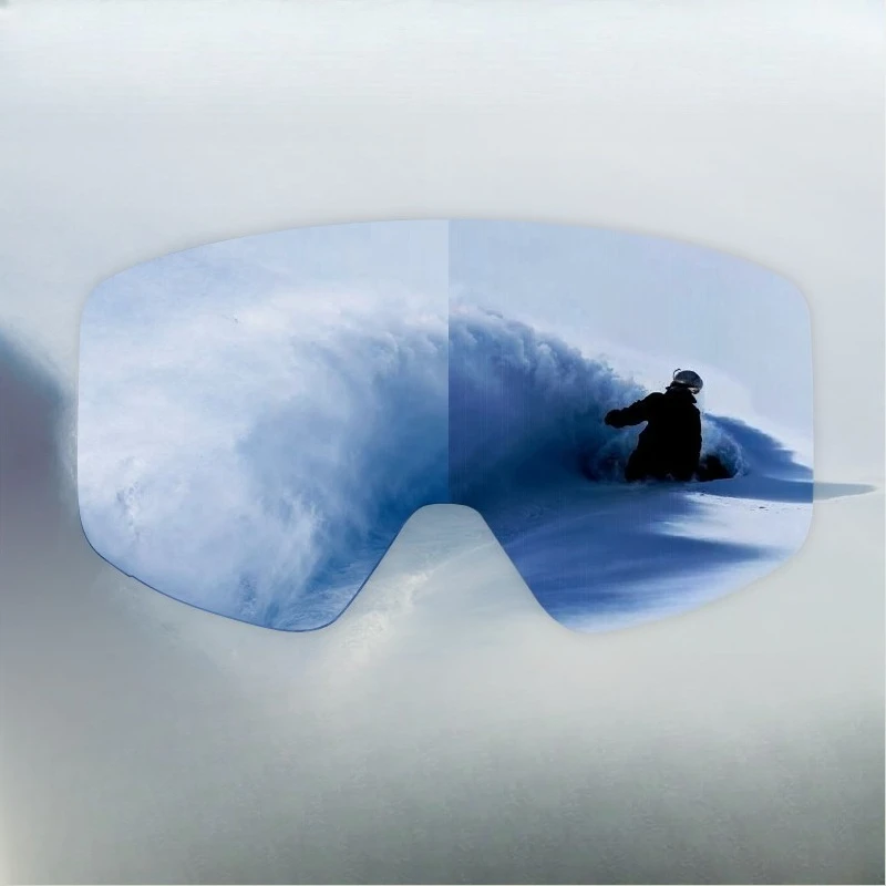Ladies eye protection magnetic anti-ultraviolet cylinder anti-fog ski glasses