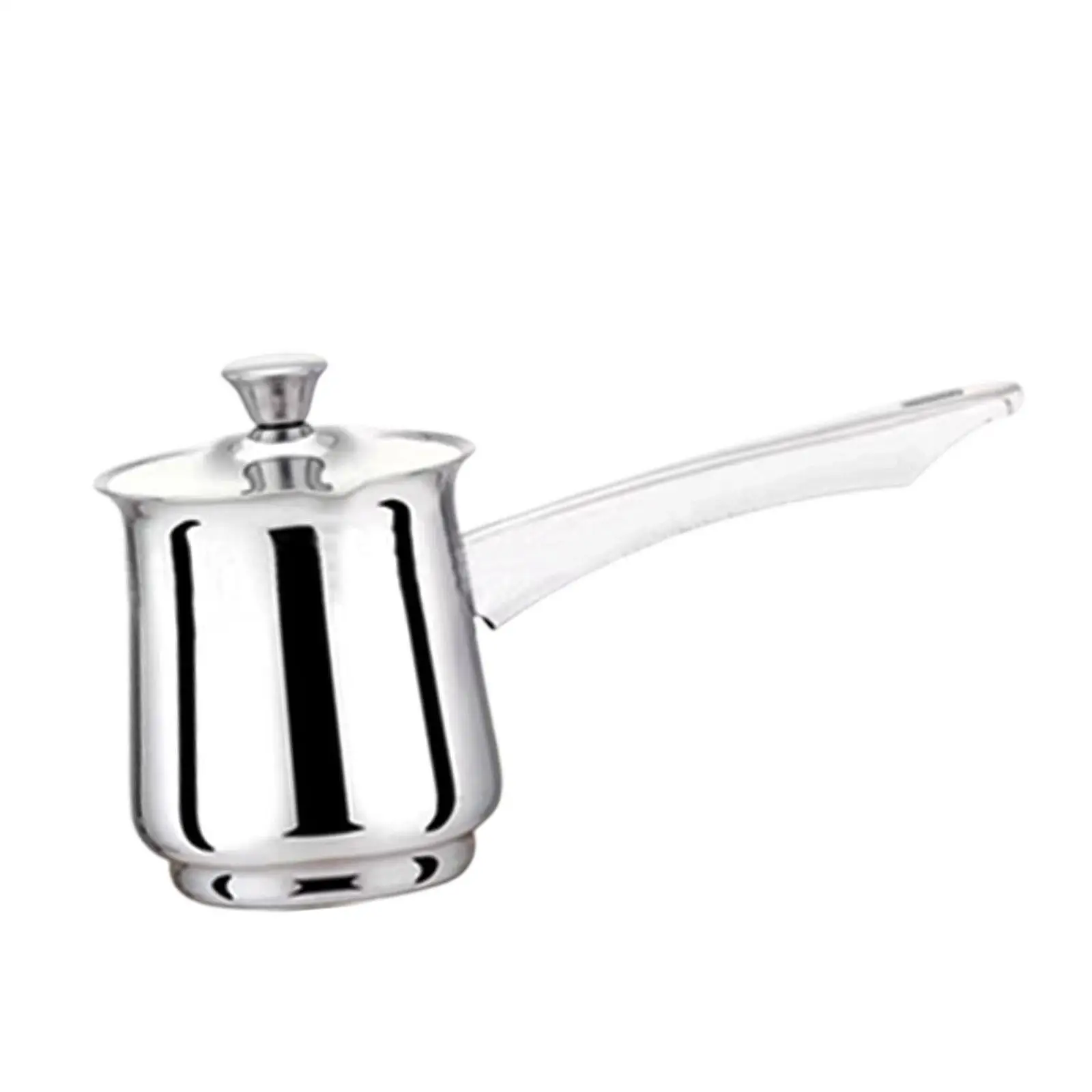 Coffee Pot Butter Melting Pot Versatile Teapot Heat Resistant Even Heating Sturdy Stainless Steel for Delicious Daily Kitchen