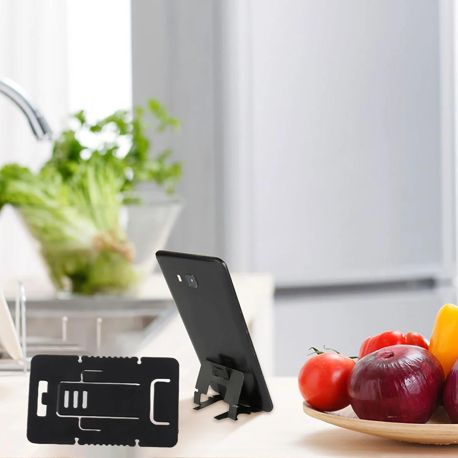 

【Sale】Phone Stand Holder Smart Phone Adjustable Folding Ultra-thin Plastic Phone Bracket for Mobile Phone smart phone bracklet