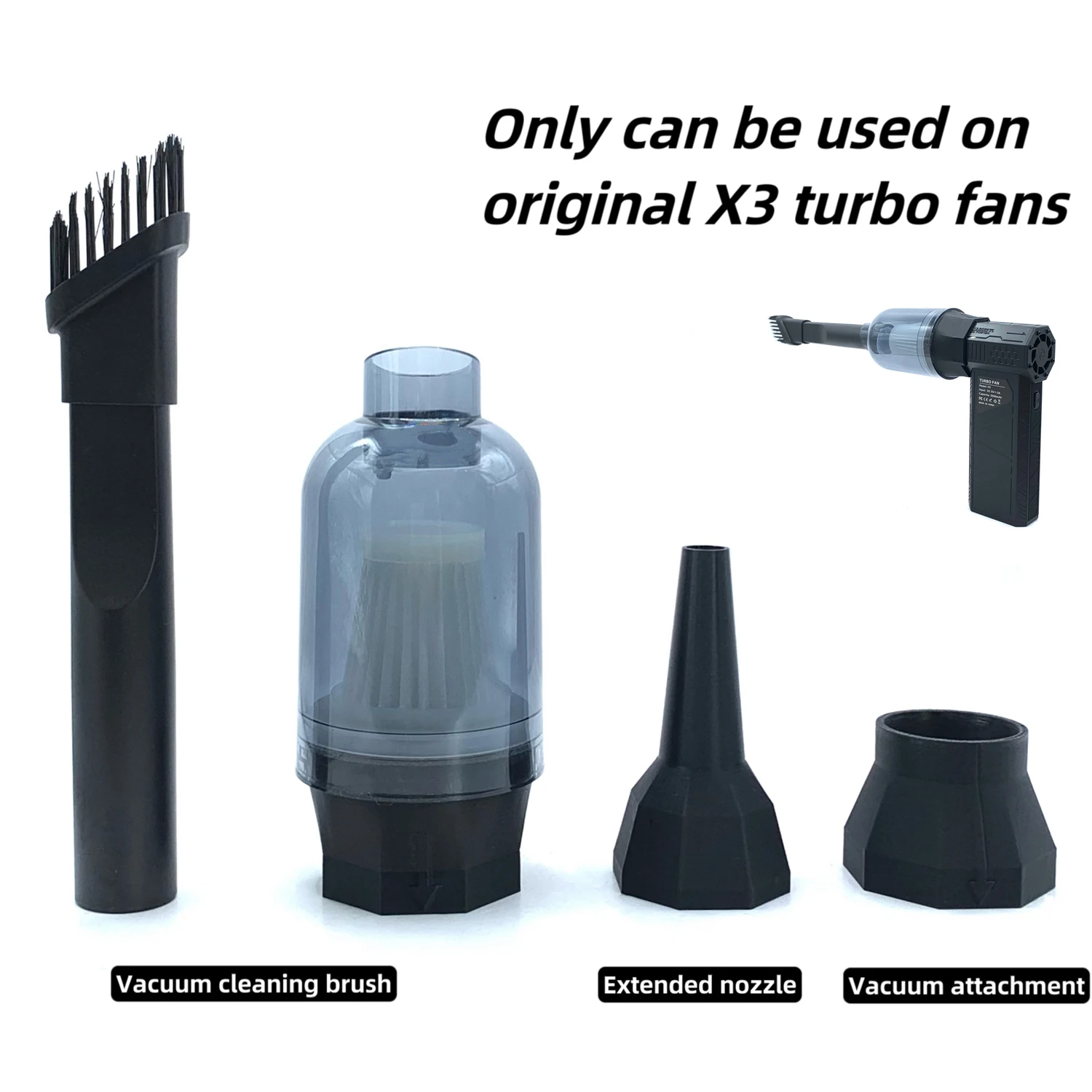 

X3 Handheld Jet Fan Vacuum Cleaning Accessory Practical Turbofan Accessories Only For X3 Jet Fan