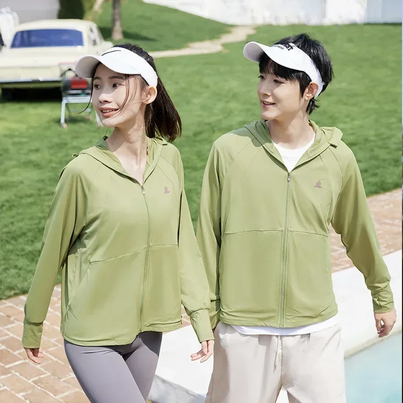 2024 Summer Hooded Jacket Men Women Sun Protection Clothing Outdoor Sports Fishing Hunting Clothes Quick Dry Skin Windbreaker