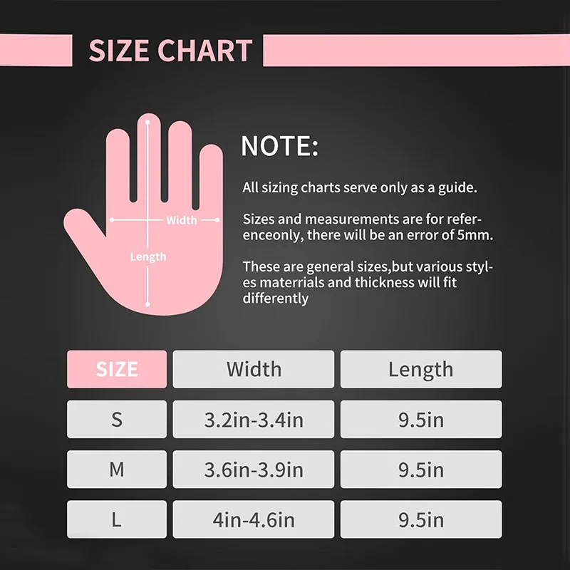 10-100PCS Pink Disposable Nitrile Gloves Waterproof Anti-static Not Latex Not Powder Cleaning Safety Gloves for Kitchen Cooking