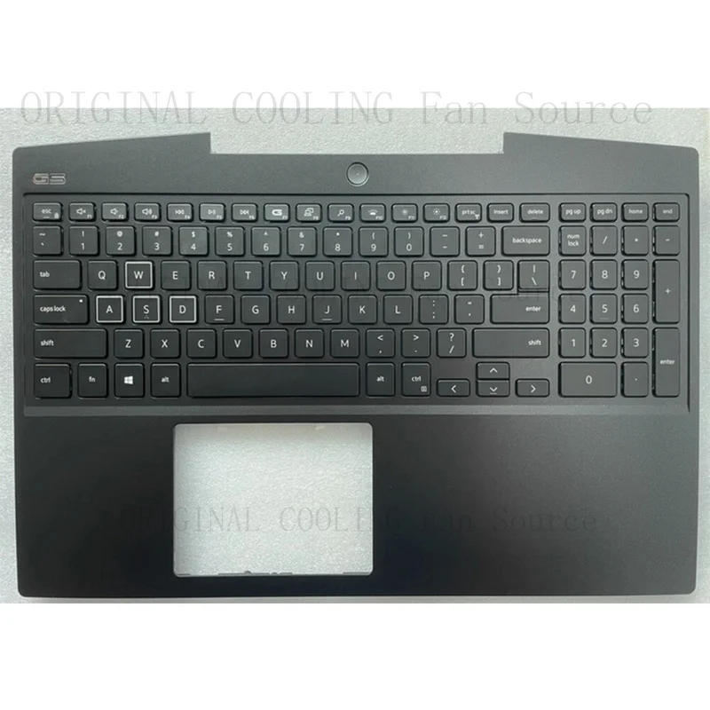 R+  For DELL G5 5500 Laptop Keyboard Palmrest Upper Case wi/ Colorful Backlit 01RPF5