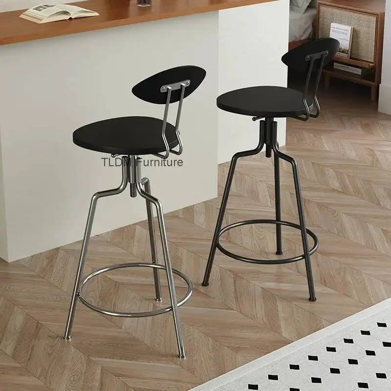 

Chair Creative Bar Taburete Minimalist Camping Adult Unusual Outdoor Nordic Chair Modern Comfortable Alto Unique Furniture