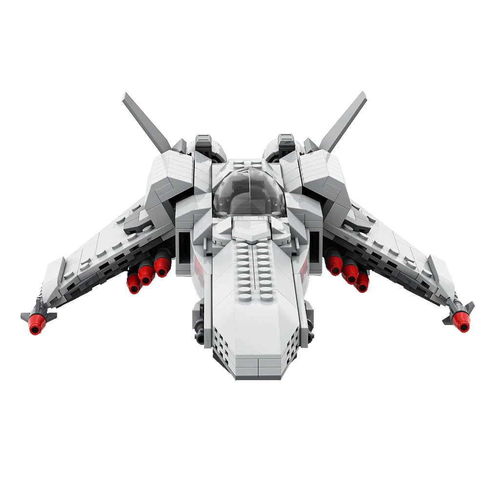 Gobricks MOC Caprican Viper (Battlestar Galactica) Bricks Schip Vliegtuigen Bouwsteen Set Educatief Speelgoed Voor Verzamelen Gift
