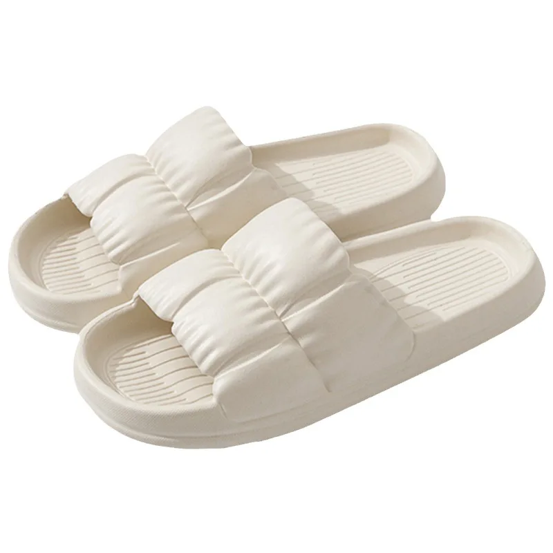 New Fashion Women Soft Sole Cloud Slippers Thick Platform Indoor Outdoor Beach Sandals Summer EVA Non Slip Flip Flops