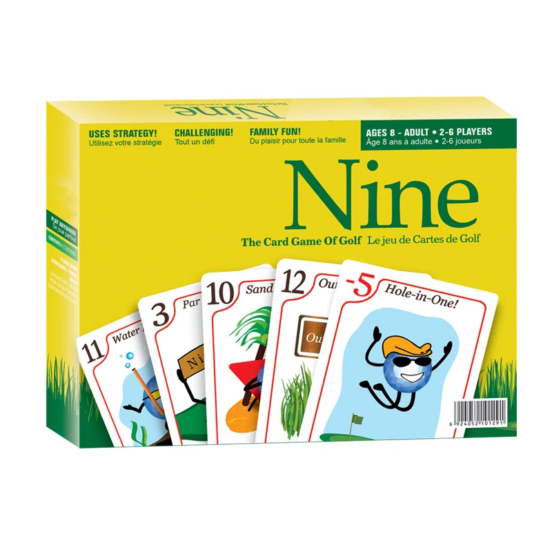 

Play Eight or Nine Card Game Fun Family Board Game for Kids Adults and Couples Game Night Entertainment