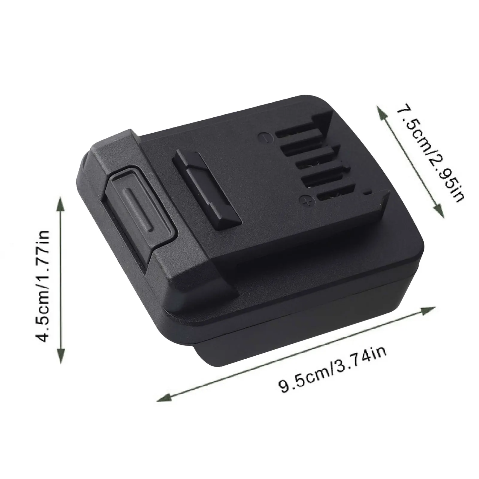 

For Power Tools 18V To 20V Battery Adapter Red And Black Wires 18V/20V Voltage Black Color High Power Applications