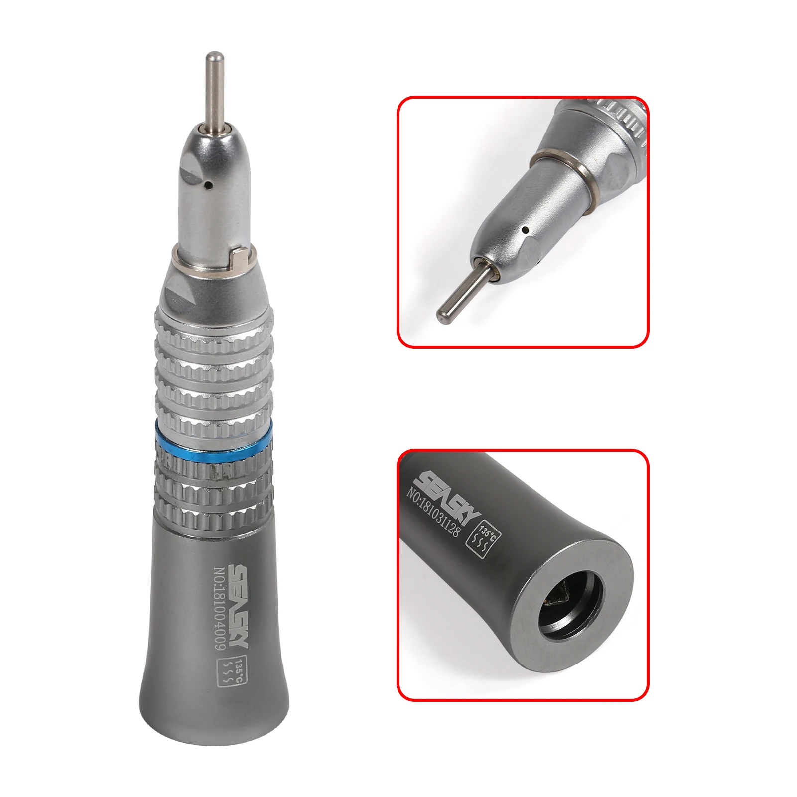 Dental Low Speed Handpiece Straight Nosecone / 2/4Hole Micromotor / Contra Angle fit FG 1.60mm/CA 2.35mm