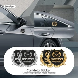 Adesivi per carrozzeria in metallo 3D distintivi personalizzati accessori per la decorazione dello Styling automatico per Mazda 3 Cx5 6 Cx30 Cx3 2 Atenza RX8 MX5 Demio