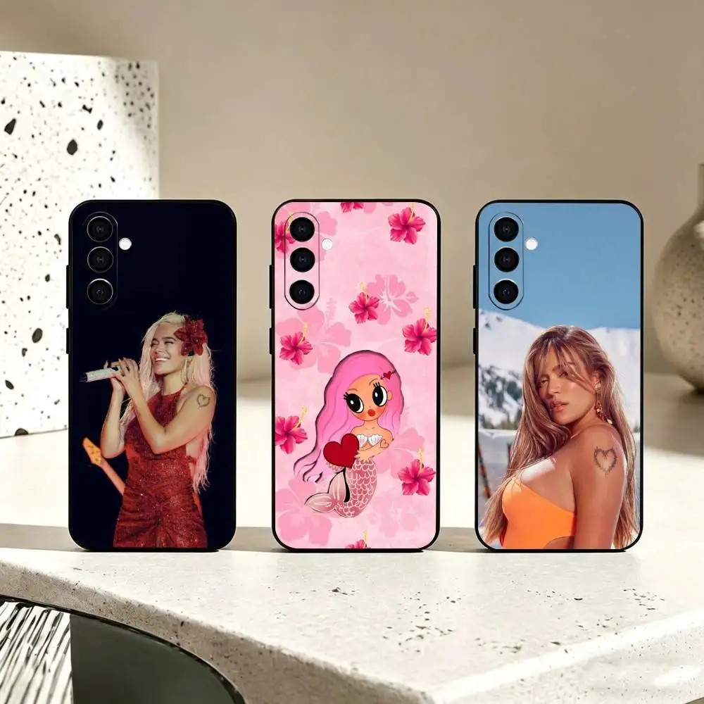 S-Singer K-Karol G-G Phone Case For Samsung Galaxy A73,A72,A71,A70,A53,A52,A51,Others Soft Black Cover