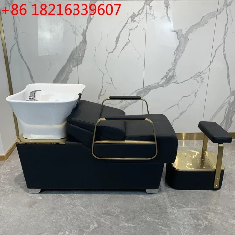 TAO Dedicated Deep Ceramic Basin High-End Simple HairFlushing Bed Half Lying