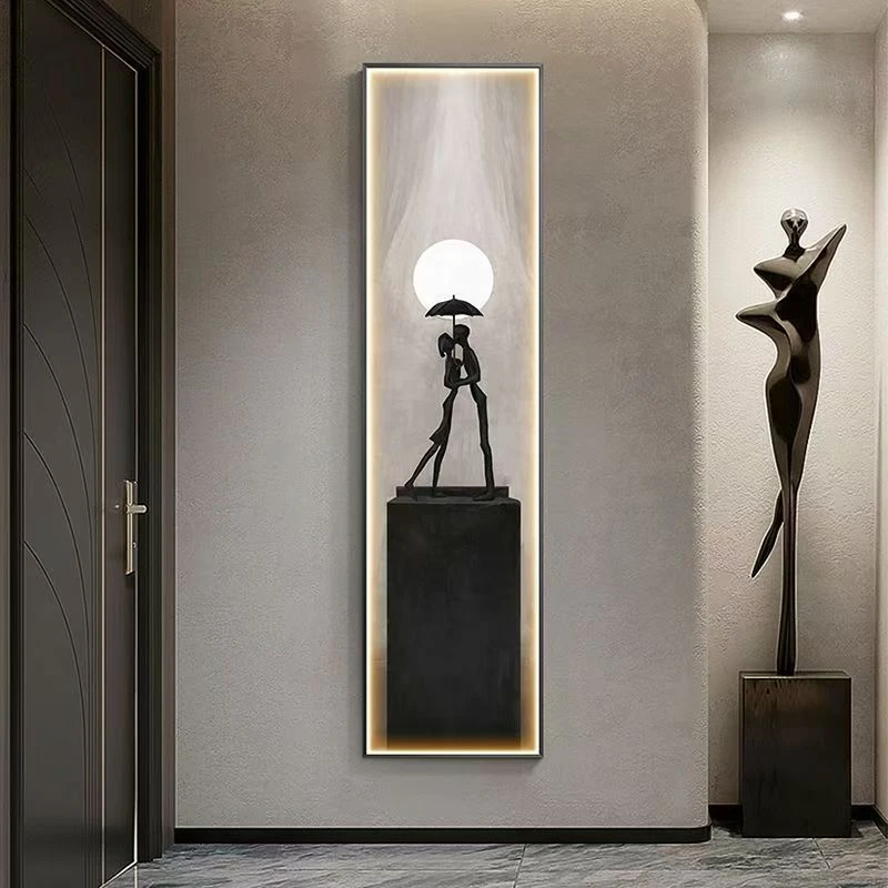 Living room, aisle, dining room, room, bedroom, corridor, wireless plug indoor home improvement led wall hanging light