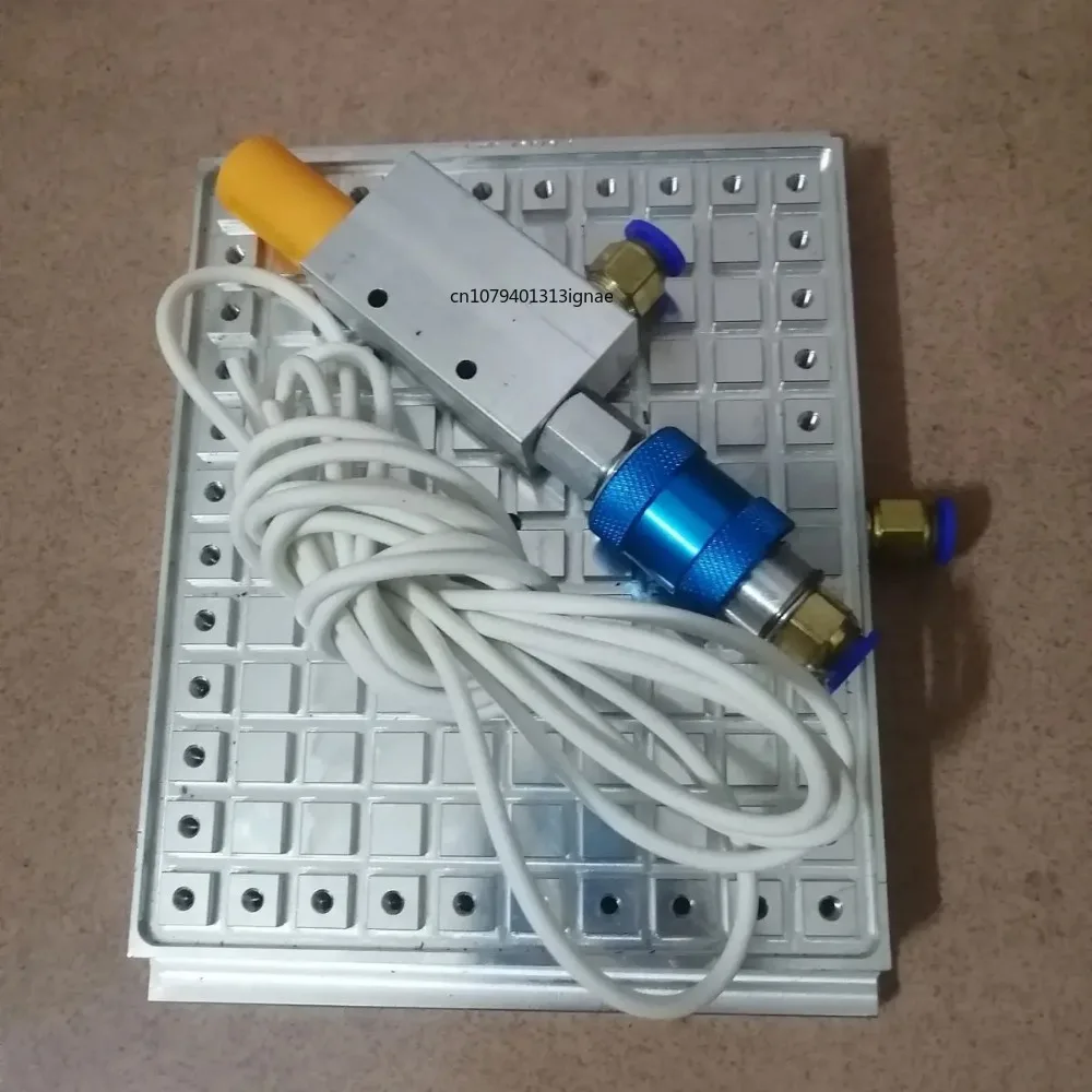 CNC aluminum vacuum chuck connection air compressor or vacuum pump non-porous