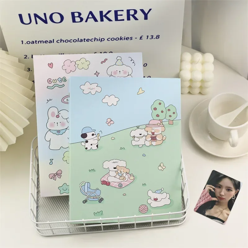 IFFVGX Kawaii Rabbit A5 Kpop Binder Photocards Holder Idol Photo Album Photocard Collect Book Korean Student School Stationery