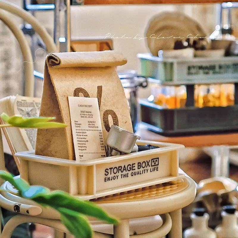 Einteiliges Puppenhaus-Miniatur-Aufbewahrungsregal im Maßstab 1:6 1/12 für Puppenspielzeug