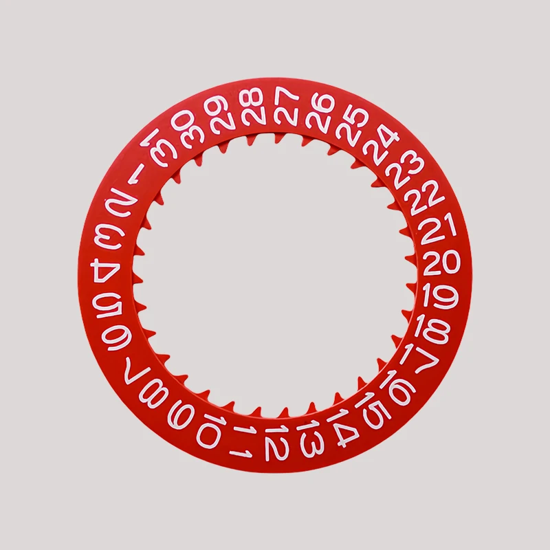 NH35 NH36 تاريخ الحركة الطلب يناسب NH35 NH36 حركة SKX007 SKX009 أحمر أزرق أسود التلقائي الميكانيكية Movt يوم تاريخ عجلة الاتصال الهاتفي #3