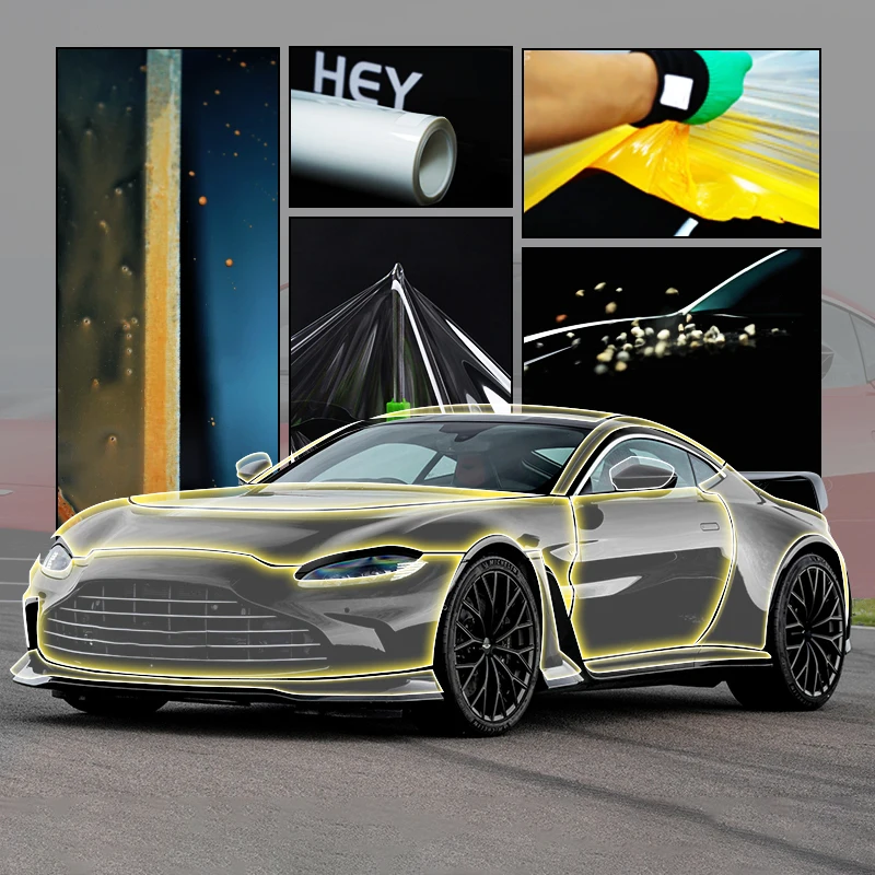 

W-10 Super Glossy 10.0Mil Anti-Yellowing Car TPU Transparent Self Healing Strong Stretch PPF Paint Protection Film