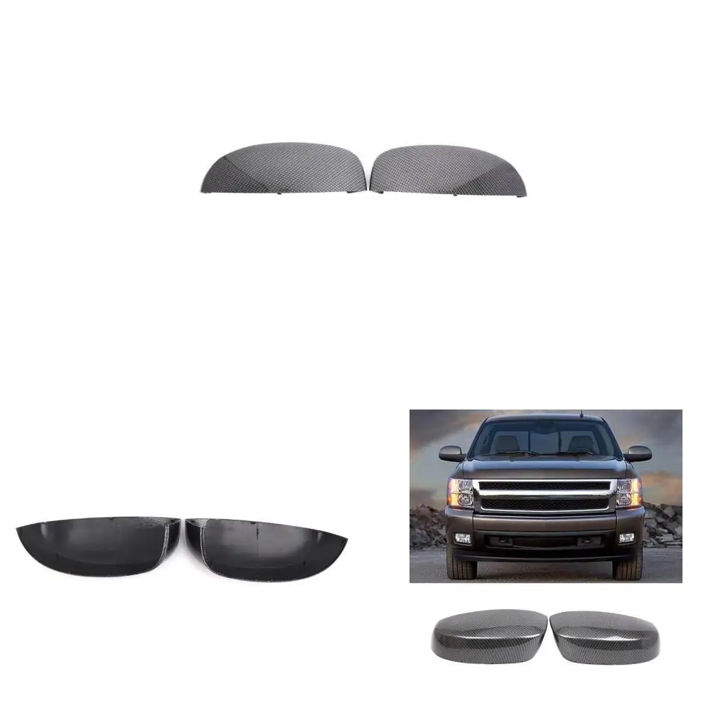 

Car Styling Black Car Side Rearview Mirror Cover Stickers for AM-17947175 Pickup