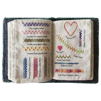 DIY Stitch Book, Embroidery Sewing Book, Embroidery Sewing Books for Beginners Adult and Embroidery Enthusiast, Mini Sewing Kit