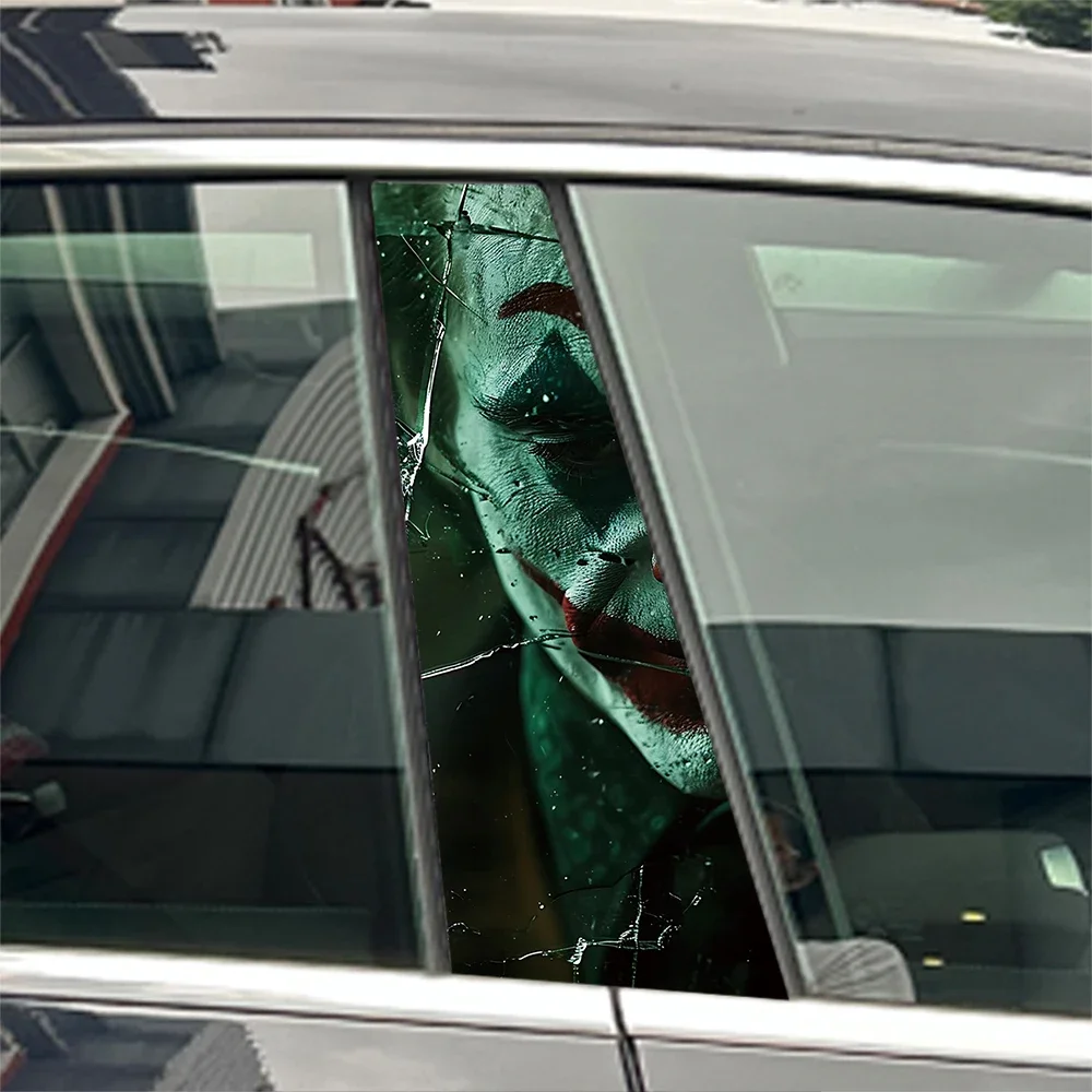 Graffiti Car Stickers Auto B-pillar Decals Center Column Cartoon Cover Scratches Decor Waterproof Decal Sticker Self-adhesivea