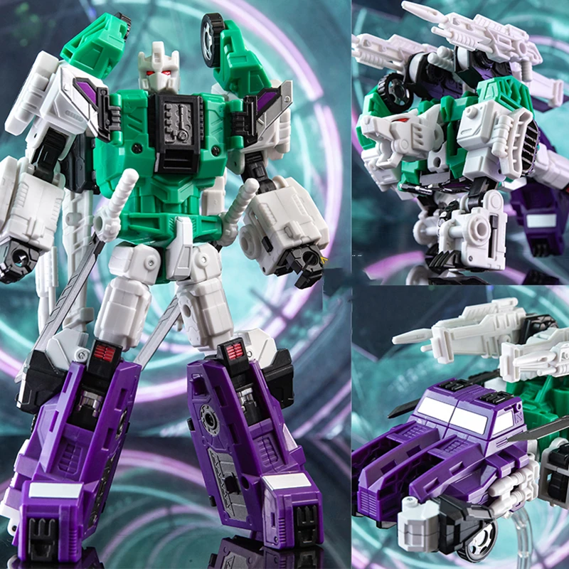 JINBAO Sixshot transformación 8902 Ninja seis formas guerrero G1 serie Anime figura de acción deformación Robot regalos Juguetes