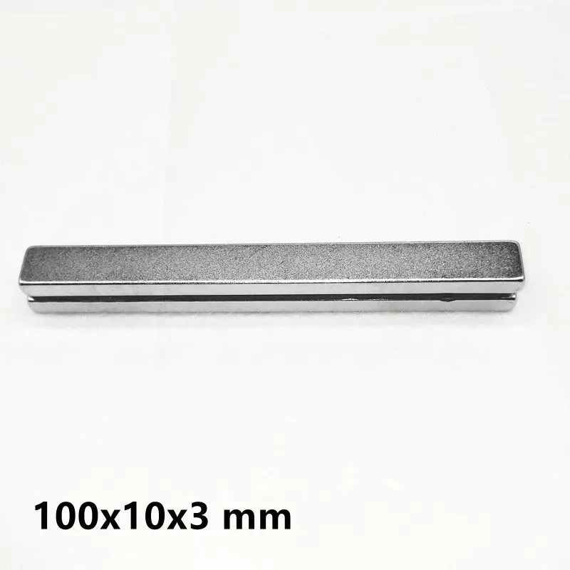 1~30PCS 100x10x3 Super Strong Magnetic Magnets Length 100mm Permanent Neodymium Magnet 100x10x3mm Longer Sheet Magnet 100*10*3