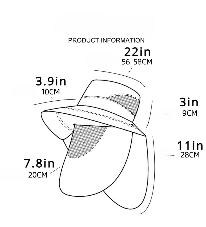 Summer Sun Hats UV Protection Outdoor Hunting Fishing Cap for Men Women Hiking Camping Visor Bucket Hat Removable Fishing Hat