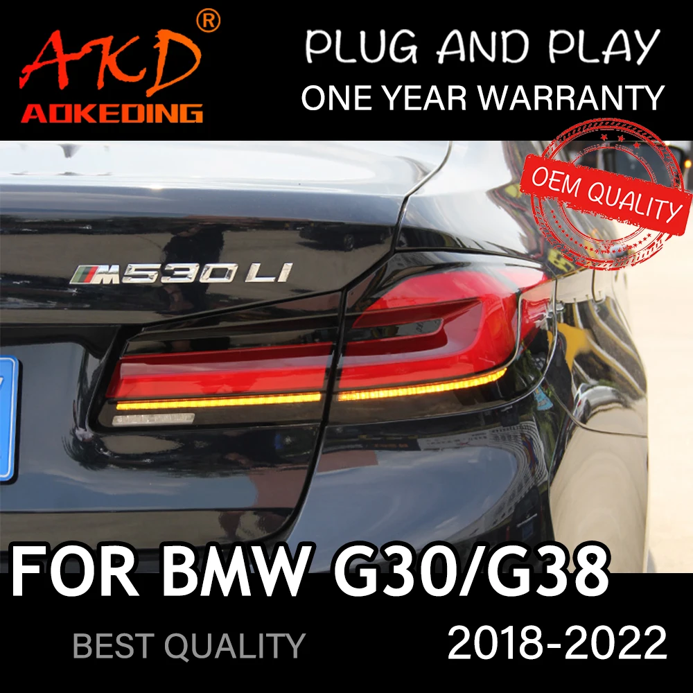 Tail Light For bmw G30 G38 2018-2020 автомобильные товары Rear Lamp LED Lights Car Accessories M5 525i 530i Taillights
