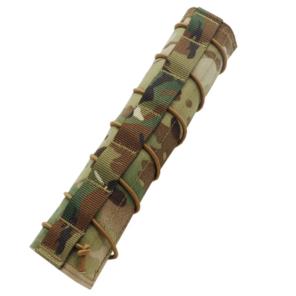 High Quality 500D Nylon 21.5cm Silencer Protective Case Tactical Suppressor Mirage Heat Shield Sleeve Shooting Silencer Cover