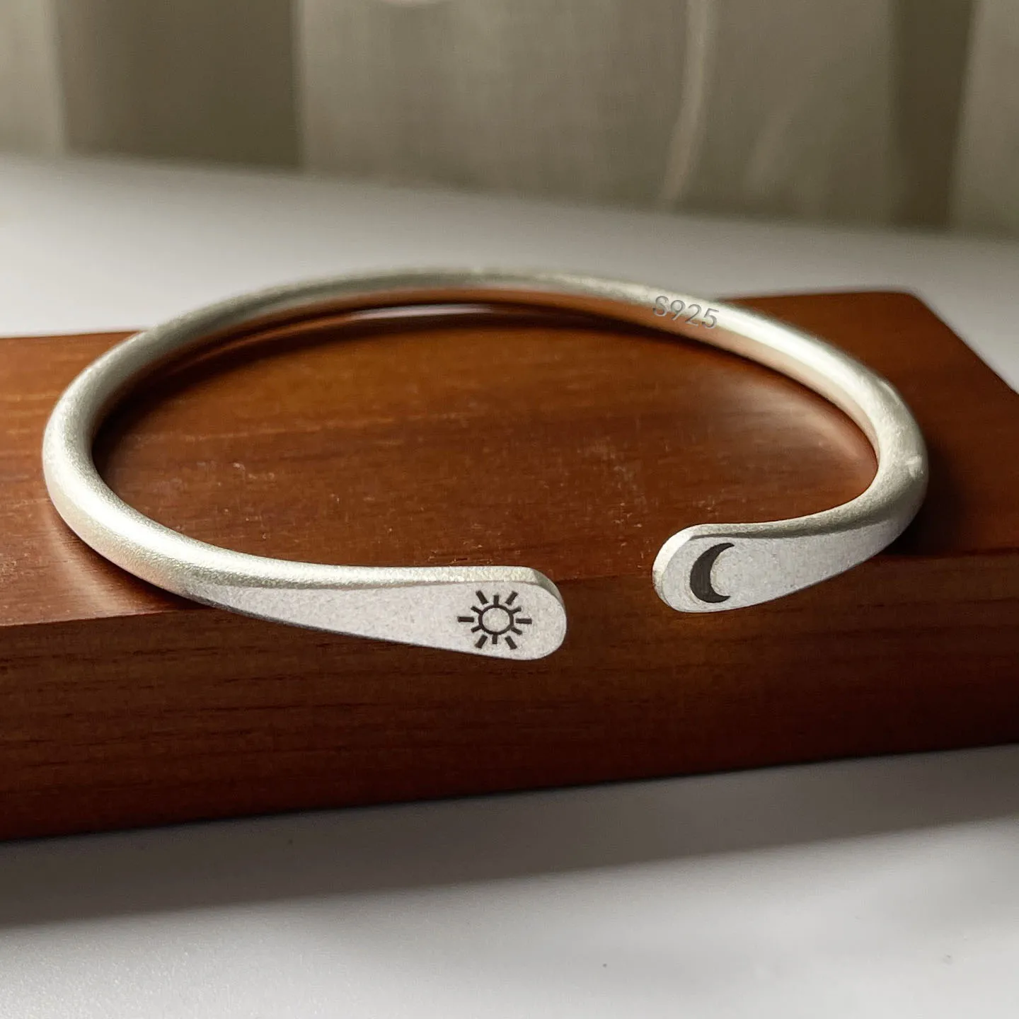 925 Sterling Silver Bracelets for Women Men String Accessories Moon Star Shape Trendy Jewelry Gift