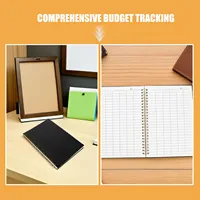 2Pcs Sturdy PP Cover Accounting Ledger Book Money Management Journal for Office Warehouse School Home Budget Tracking Expense 3