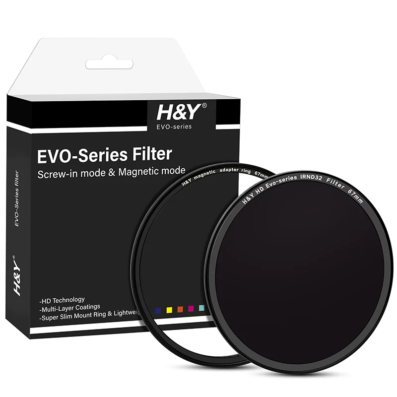 

H&Y HD Evo Series Фильтр для объектива камеры Магнитный комплект фильтров ND32 67 мм 72 мм 77 мм 82 мм 95 мм