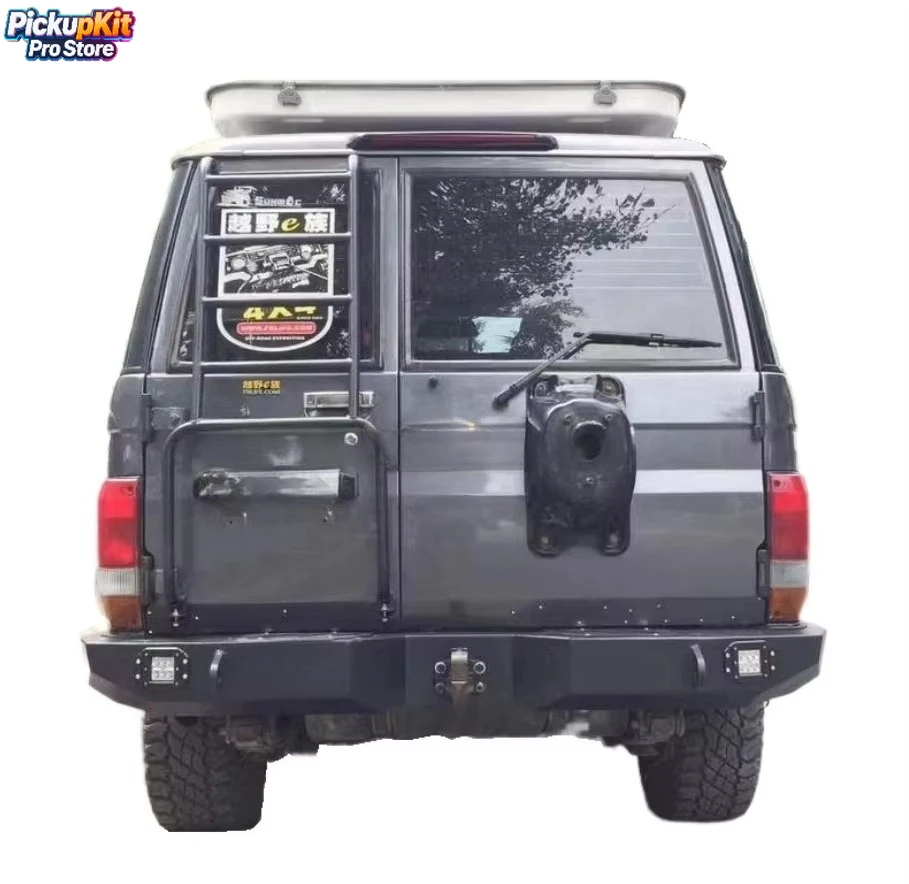 

Heavy-Duty Steel Rear Bumper for LC76 LC78 Off-Road