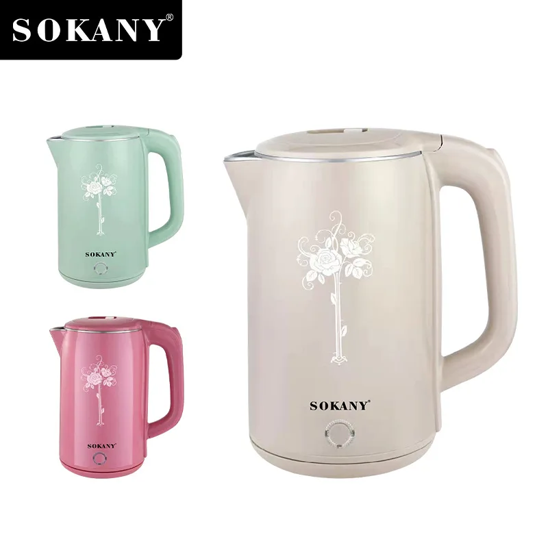 Electric Kettle 2.5 Liter Hot Water Boiler , 2000 Watt BPA-Free Portable Tea Maker Fast Heating Element, Brew Coffee & Beverage