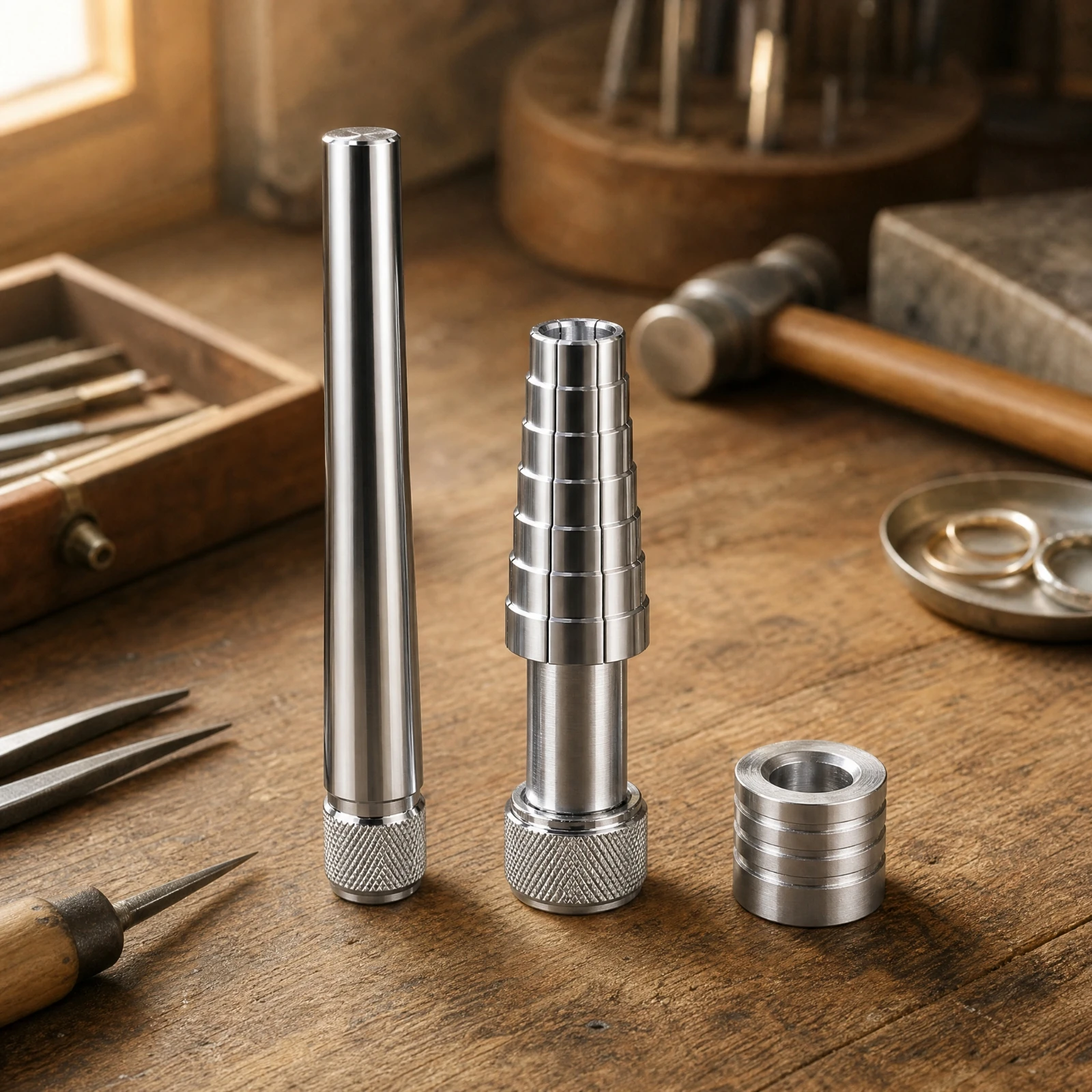 Band Expanding and Resizing Tool Compact Metal Band Enlarger with Base Precision Long-Lasting for Hobbyists, Home Workbenches